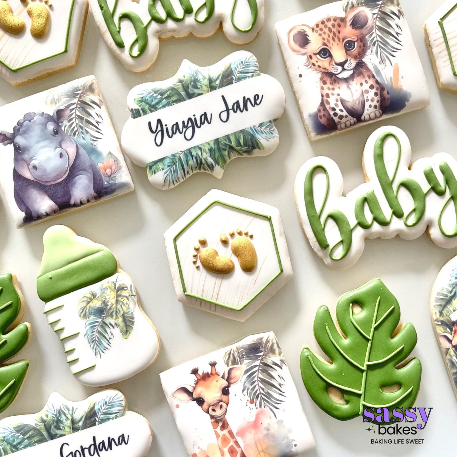 Cookies to celebrate new grandmothers