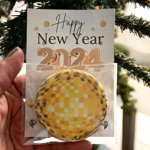 New Year's Eve Disco Balls Decorated Sugar Cookies!